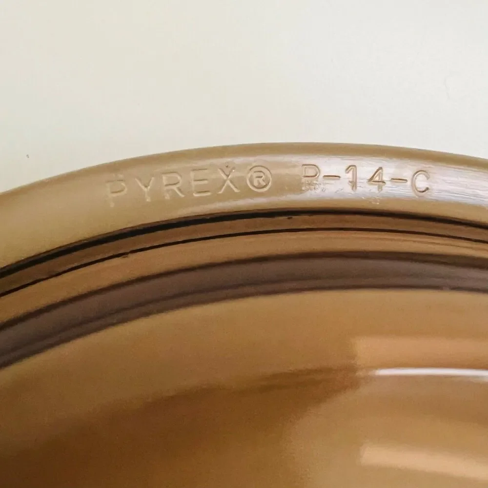 CORNING VISION Amber Glass Individual Oval Serving Casserole Dish